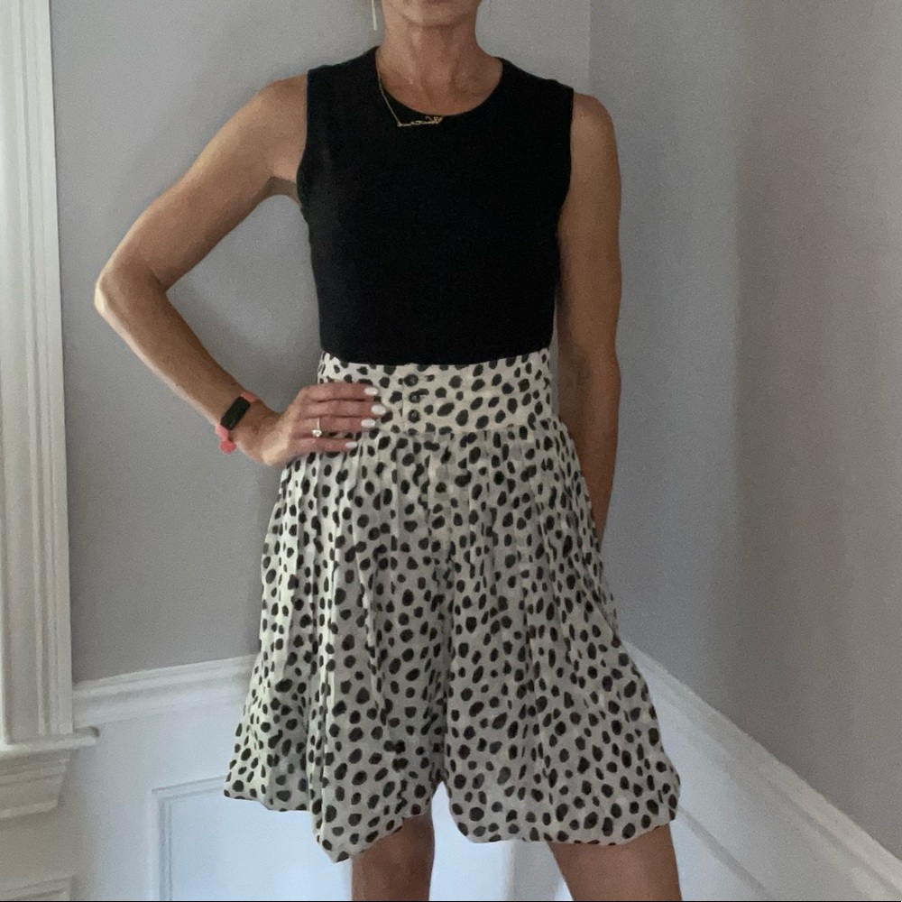 Yves Saint Laurent High Waisted Silk Skort - NWOT